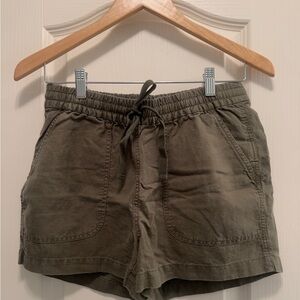Olive Green Women's Shorts
